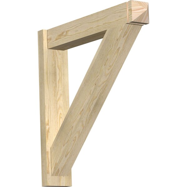 Ekena Millwork Traditional Arts & Crafts Rough Sawn Outlooker, Douglas Fir, 6"W x 32"D x 32"H OUT06X32X32TRA03RDF - main